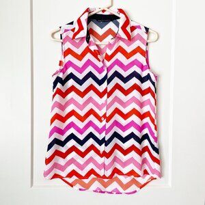 Women's / Teen's Zac & Rachel Chevron Blouse size Small